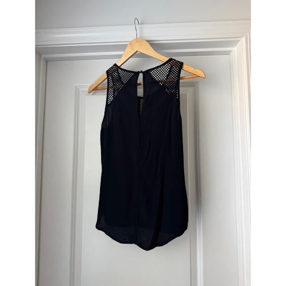 Black Mesh Top - Picture 2 of 2